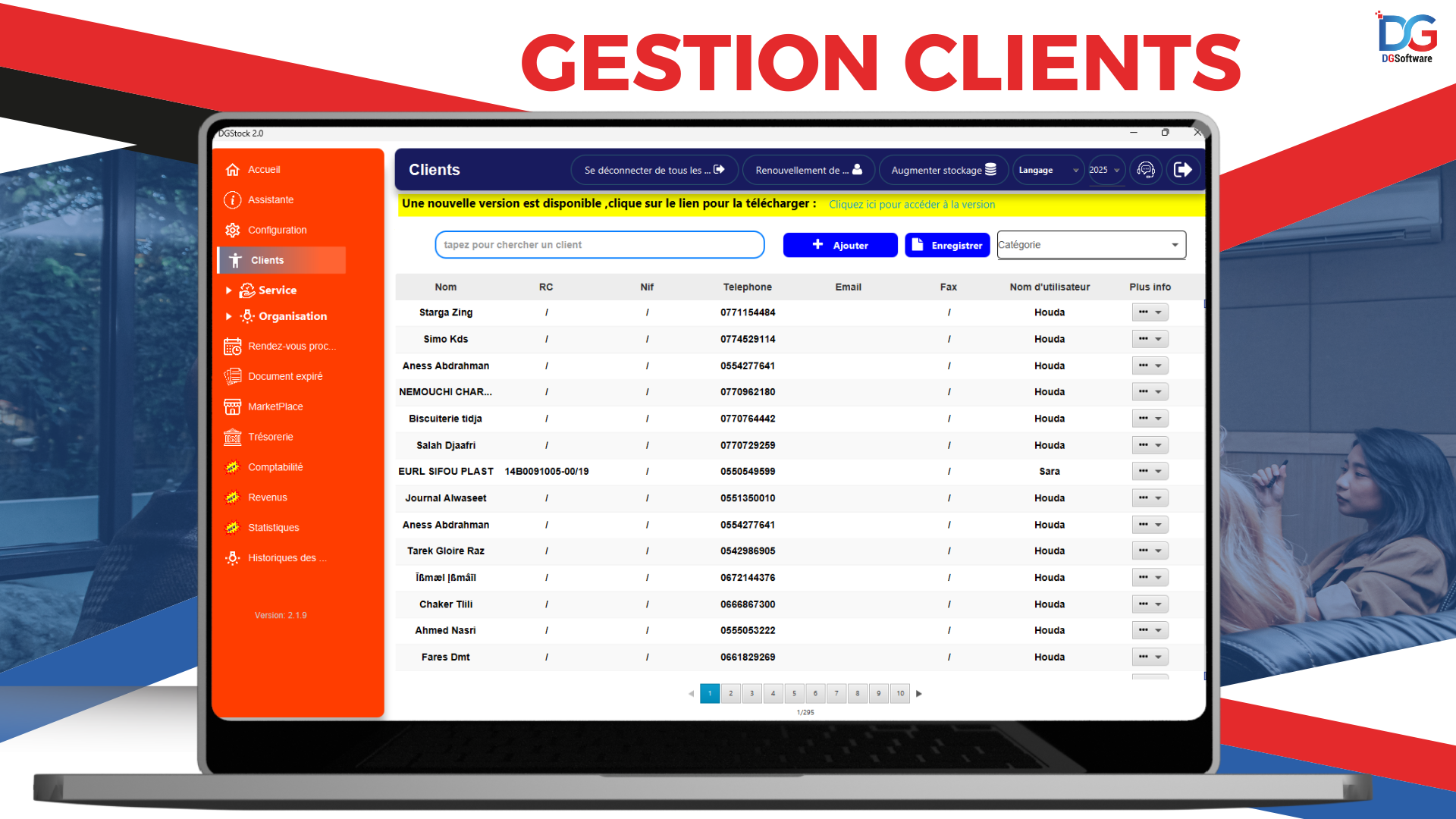 Gestion centralisée des clients