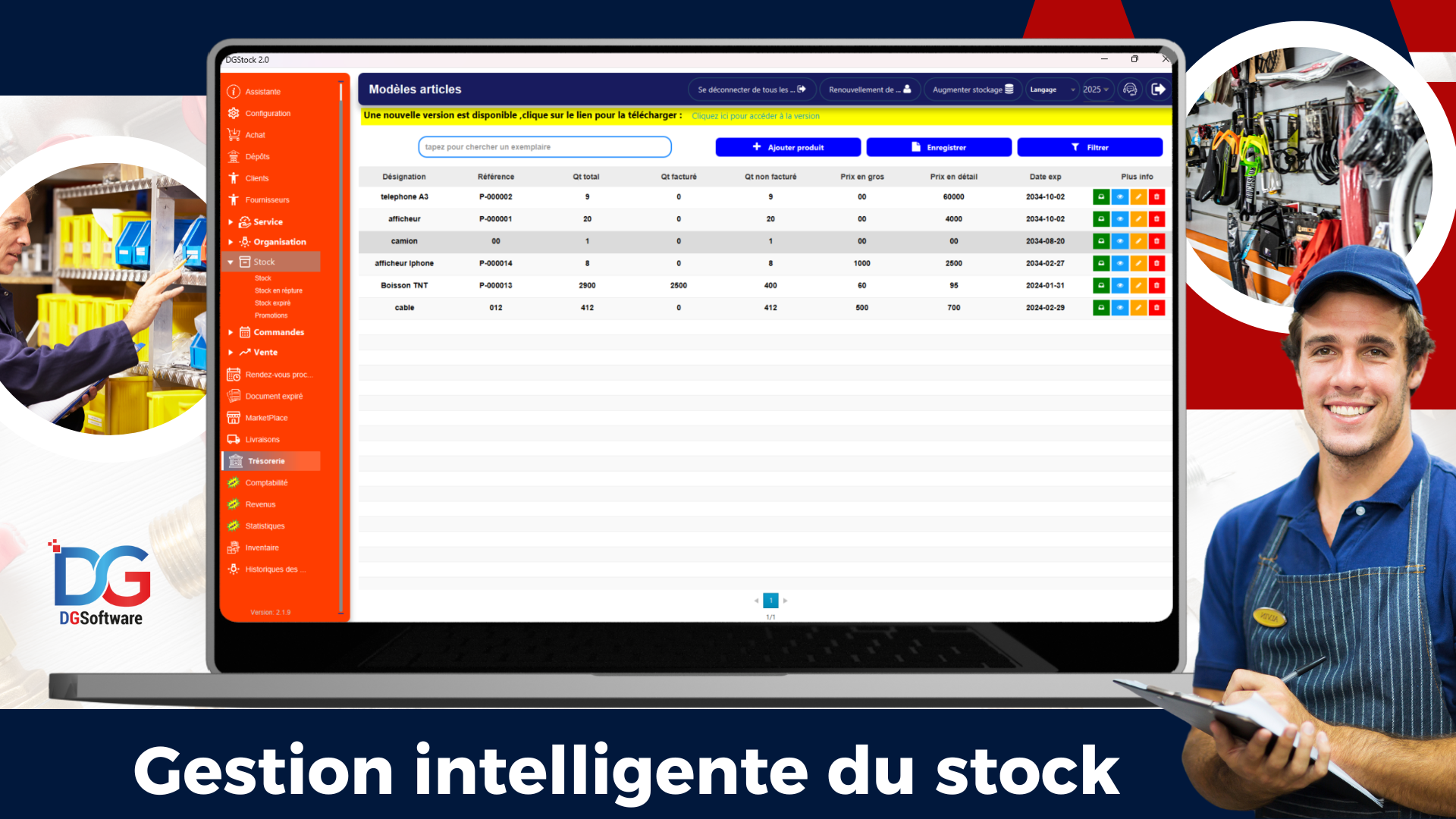Gestion intelligente du stock