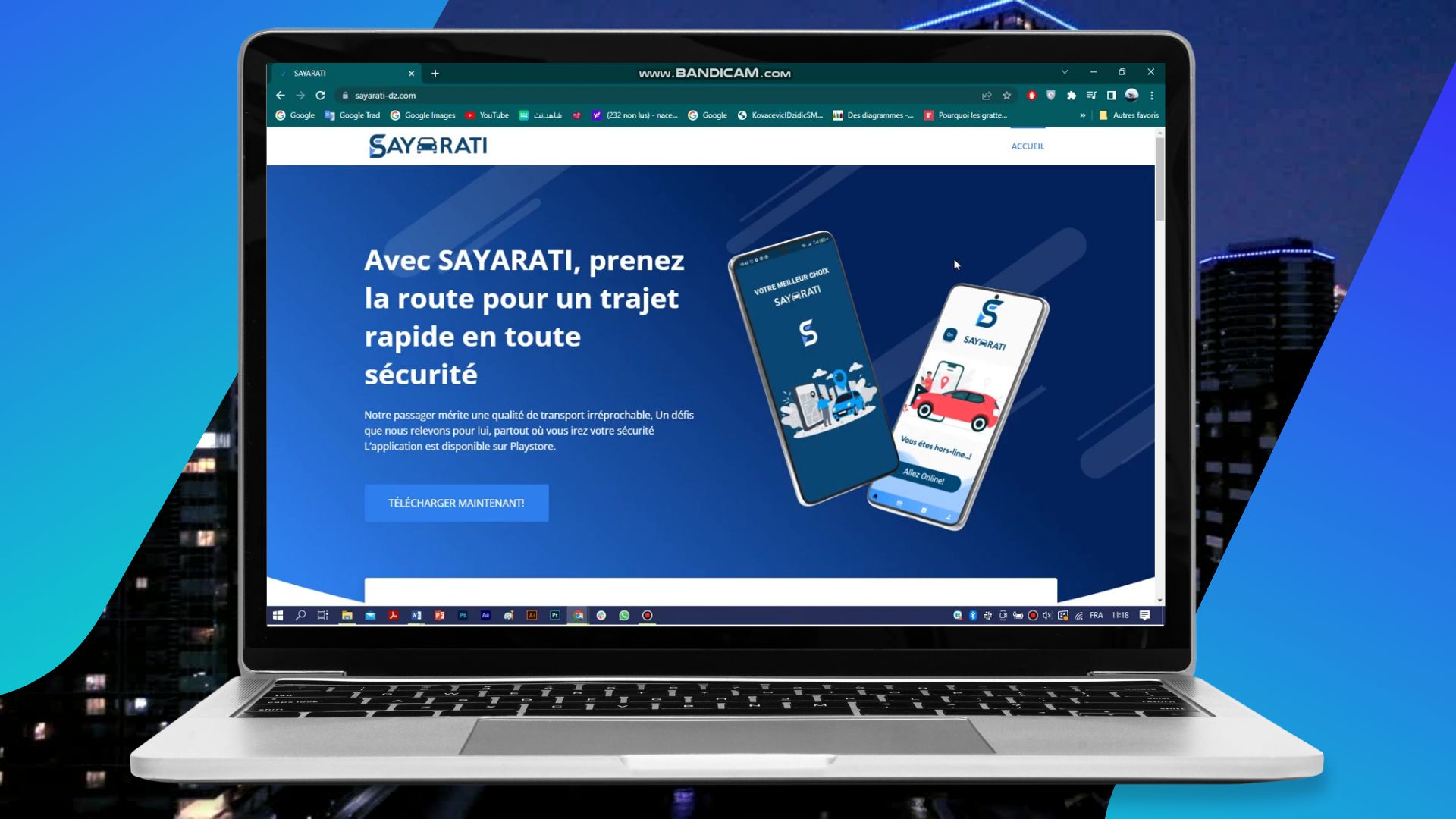 SAYARATI sur Web